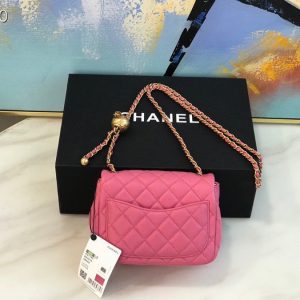 Chanel Runway Pink Square Mini Flap Pearl Crush Bag AS1786 B02916 11