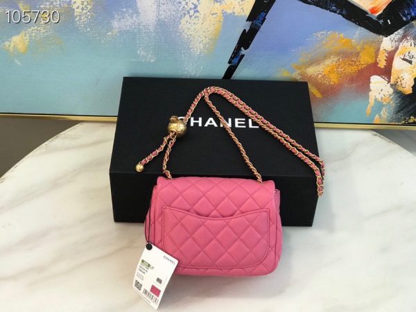 Chanel Runway Pink Square Mini Flap Pearl Crush Bag AS1786 B02916 4