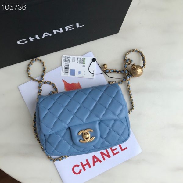 Chanel Runway Square Mini Flap Pearl Crush Bag AS1786 B02916 4