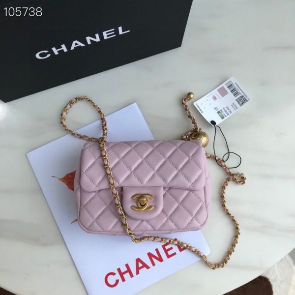 Chanel Women Flap Bag In Lambskin Leather AS1786 B02916 3