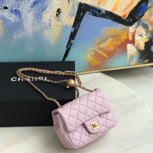 Chanel Women Flap Bag In Lambskin Leather AS1786 B02916 10