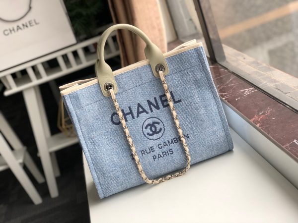 Chanel large RUE CAMBON Deauville Large Tote Bag 66941 1