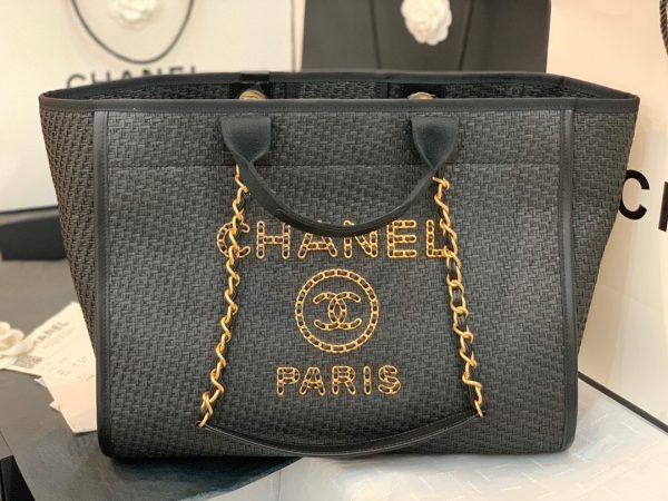 Chanel Large Capacity beach bag handbag 66941 black 1