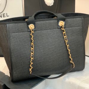 Chanel Large Capacity beach bag handbag 66941 black 14