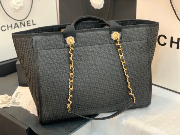 Chanel Large Capacity beach bag handbag 66941 black 6
