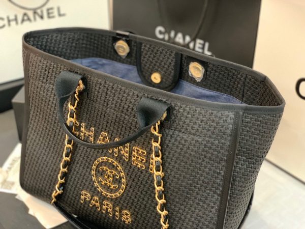Chanel Large Capacity beach bag handbag 66941 black 7
