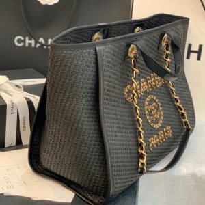 Chanel Large Capacity beach bag handbag 66941 black 16