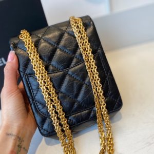 Chanel mini 2.25 handbag AS1961 black 13
