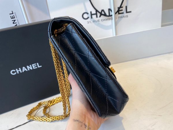 Chanel mini 2.25 handbag AS1961 black 7