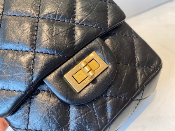 Chanel mini 2.25 handbag AS1961 black 8