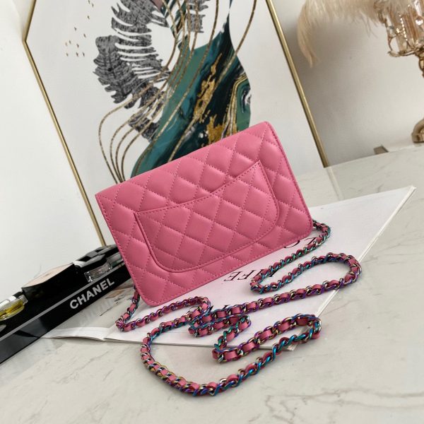 Chanel new color hardware Wallet On Chain classic 6