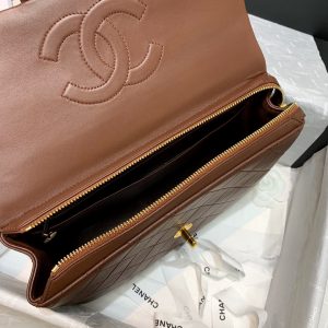 Chanel vintage jumbo backpack bronw 15