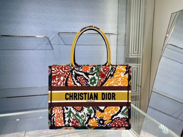 Dior Book Tote Colorful yellow size 36 Bag 1