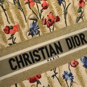 Dior Book Tote Maria Grazia Chiuri Hibiscus size 41 Bag 13