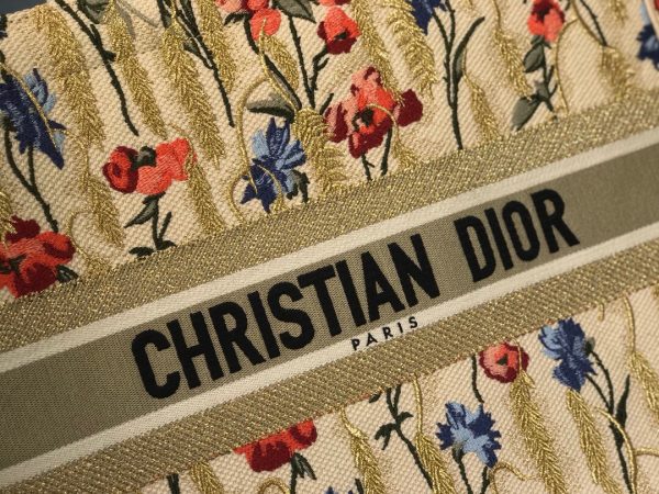 Dior Book Tote Maria Grazia Chiuri Hibiscus size 41 Bag 4