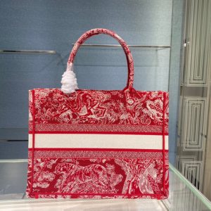 Dior Book Tote Reverse size 36 red tiger Bag 16