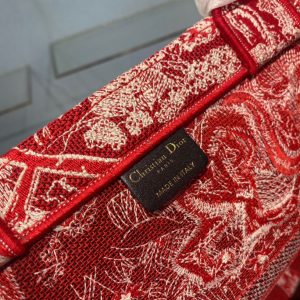 Dior Book Tote Reverse size 41 red tiger Bag 12