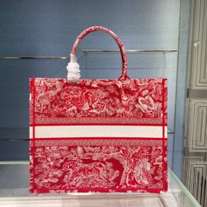 Dior Book Tote Reverse size 41 red tiger Bag 14