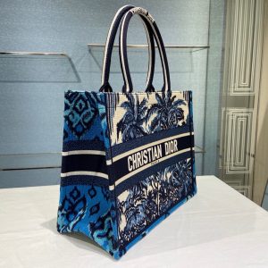 Dior Book Tote size 36 blue sea Bag 16