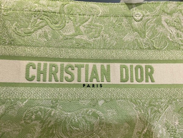 Dior Book Tote size 36 fresh grass green Bag 6