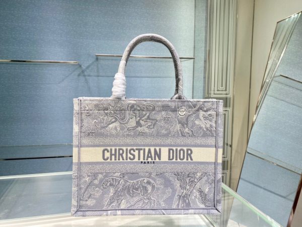 Dior Book Tote size 36 grey tiger Bag 1