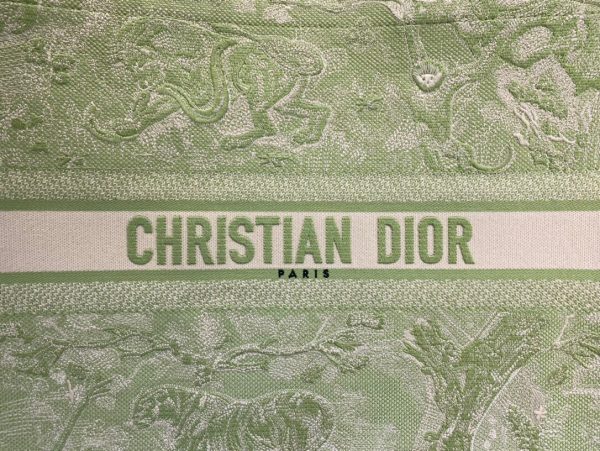 Dior Book Tote size 41 fresh grass green Bag 5