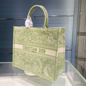 Dior Book Tote size 41 fresh grass green Bag 15