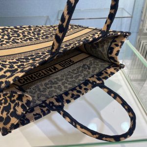 Dior Book Tote size 41 leopard skin Bag 13