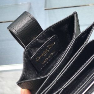 Dior Card size 11 black 2058A Wallet 11