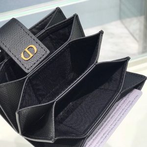 Dior Card size 11 black 2058A Wallet 14