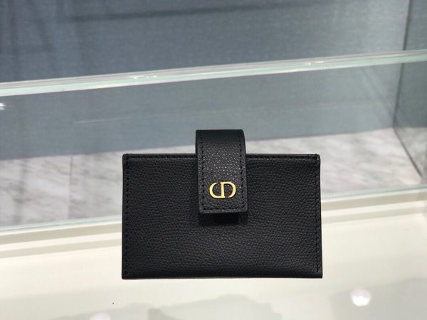 Dior Card size 11 black 2058A Wallet 10