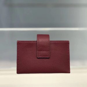 Dior Card size 11 dark red 2058A Wallet 11