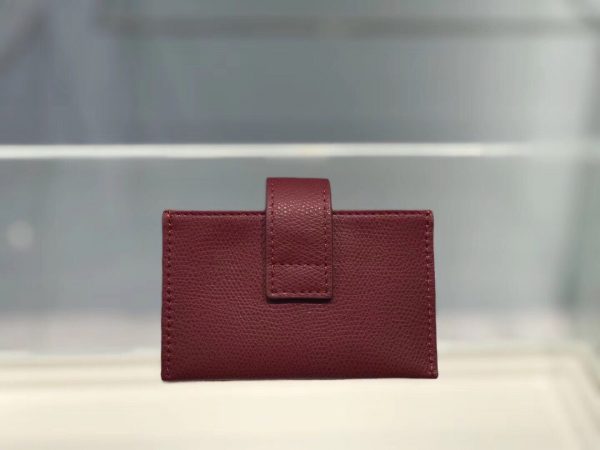 Dior Card size 11 dark red 2058A Wallet 2