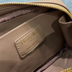 Dior Caro Zipper size 15 light brown Handbag 11