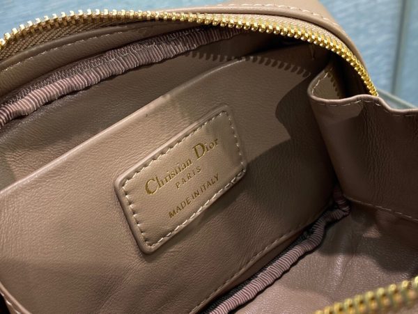 Dior Caro Zipper size 15 light brown Handbag 2