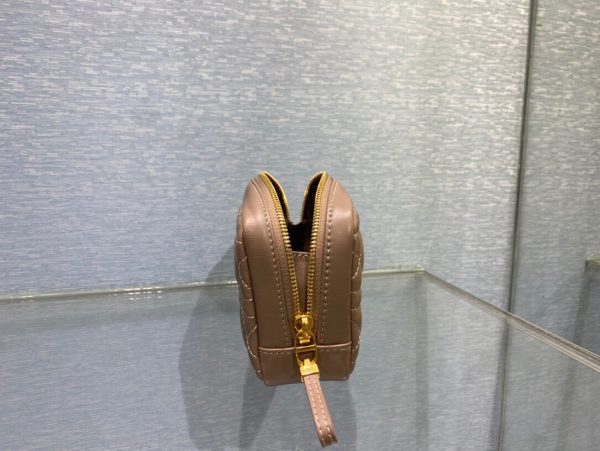Dior Caro Zipper size 15 light brown Handbag 4