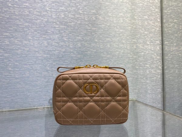 Dior Caro Zipper size 15 light brown Handbag 1