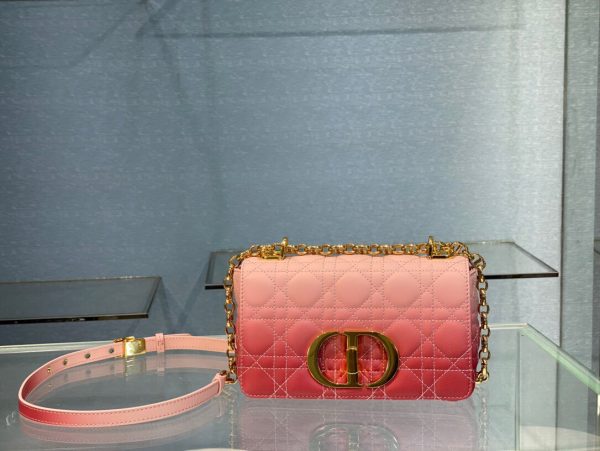Dior Caro size 20 gradient pink Bag 9