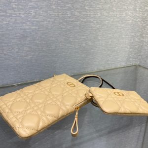 Dior Caro size 18 beige Bag 15