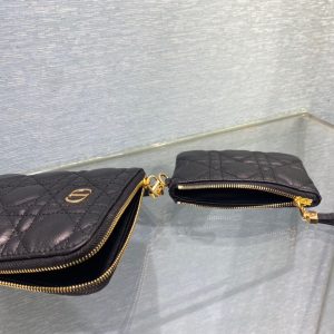 Dior Caro size 18 black Bag 11