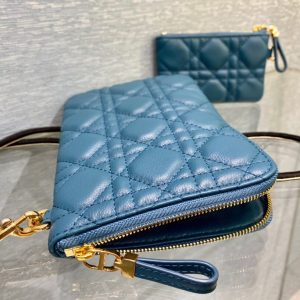 Dior Caro size 18 blue Bag 11