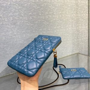Dior Caro size 18 blue Bag 12
