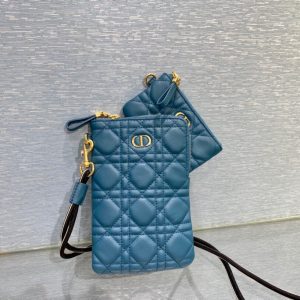 Dior Caro size 18 blue Bag 13