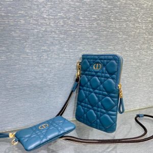 Dior Caro size 18 blue Bag 15