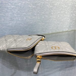 Dior Caro size 18 gray Bag 11