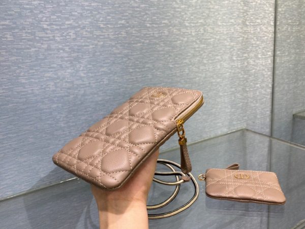 Dior Caro size 18 light brown Bag 4