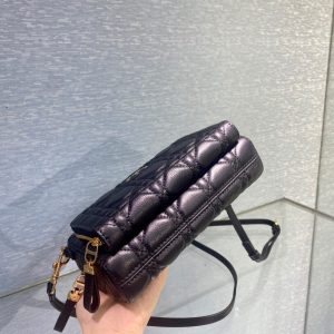 Dior Caro size 19 black Bag 13