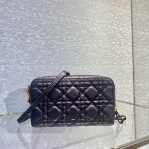 Dior Caro size 19 black Bag 14
