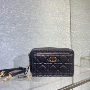 Dior Caro size 19 black Bag 19