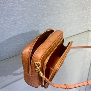 Dior Caro size 19 brown Bag 12